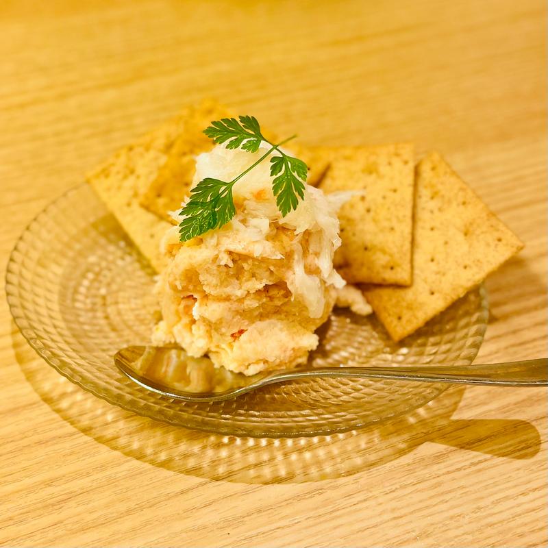 蟹身たっぷりたらもサラダ(串亭 ルミネ池袋)