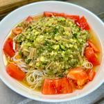 なめ茸おろしそうめん