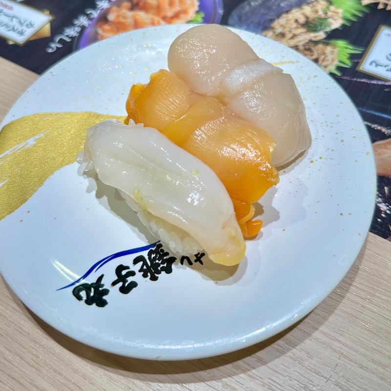 貝3カン(すし銚子丸 亀戸店)