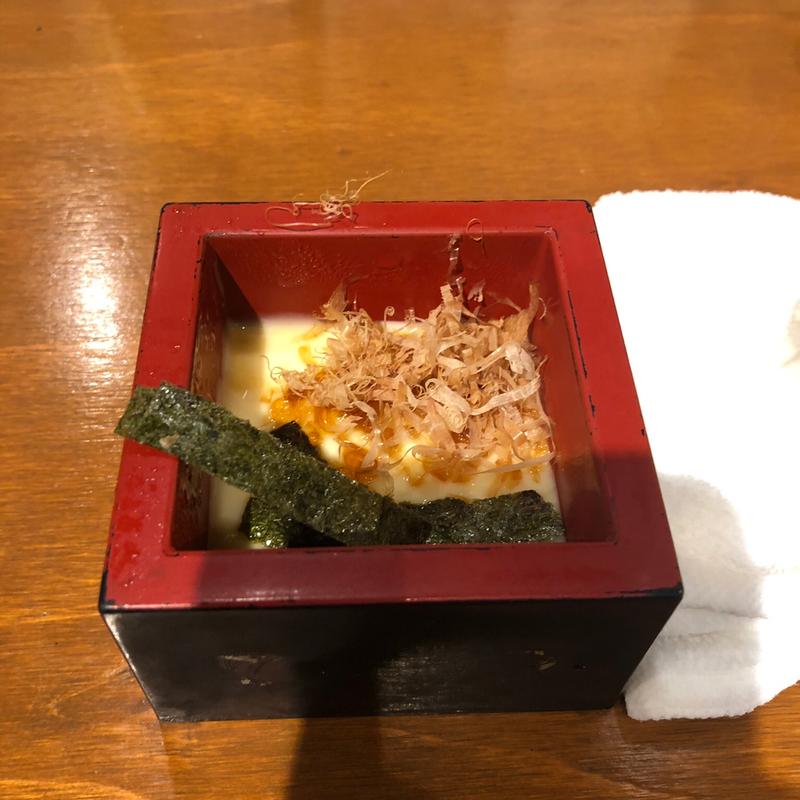 もっちり豆腐(炭火焼鳥・活きイカ・長州水炊き こてつ)