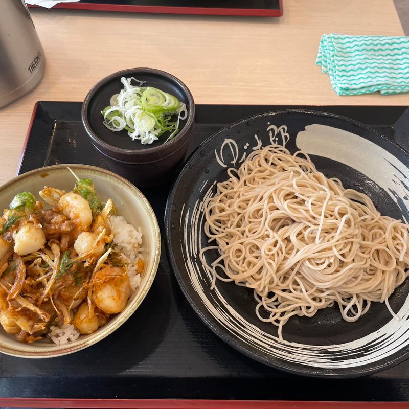 AkEミニかき揚げ丼セット(ゆで太郎 伊勢崎田中町店 )