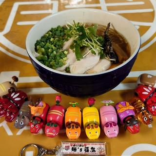冷たい焼干しそば(自家製麺 工藤 )