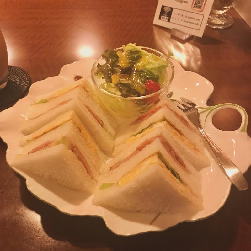 トマトと卵のサンドウィッチ(Le Premier Cafe)