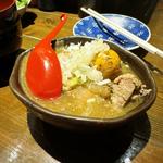 鶏もつ煮込み(大衆炭火やきとりてっぺいちゃん)