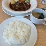 デミグラスシチューハンバーグ(榎本ハンバーグ研究所 春日後楽園店)
