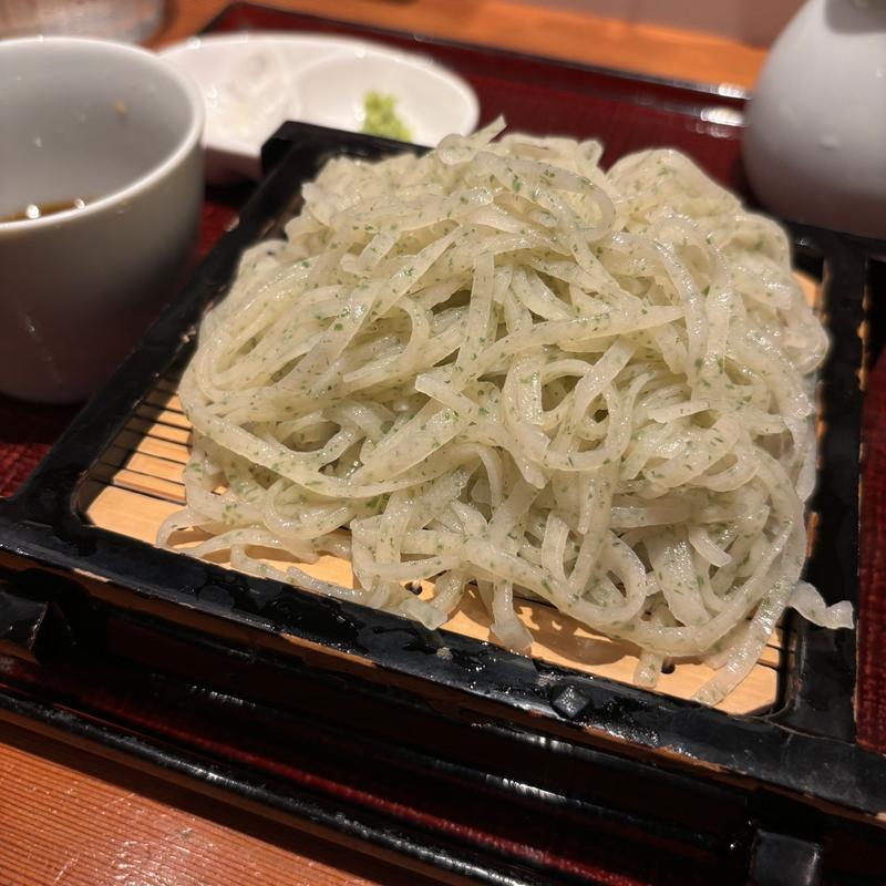 紫蘇切りそば(手打蕎麦 ごとう)