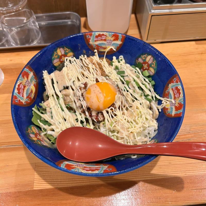 夏限定冷やし台湾まぜそば(自家製麺 竜葵)