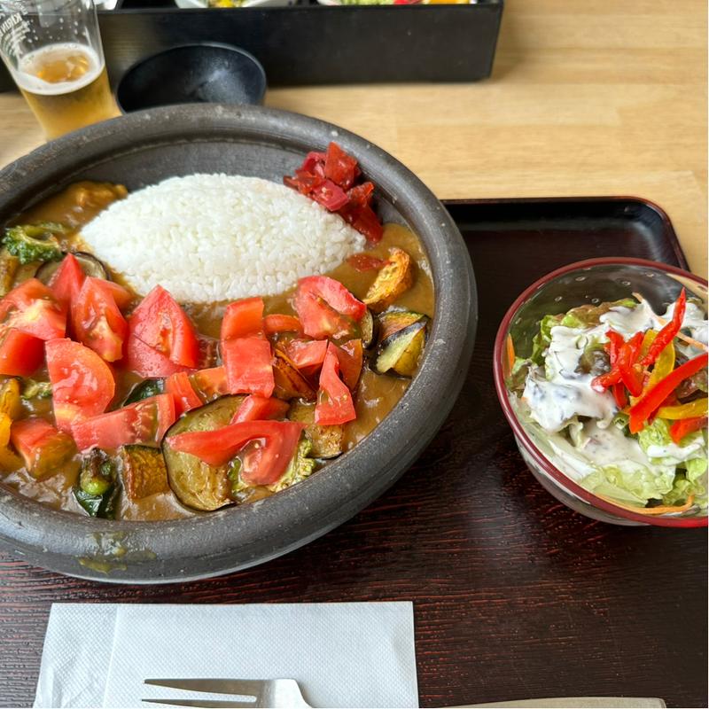 冷やし野菜カレー(茶屋町・一煎 （ちゃやまち・いっせん）)