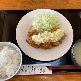 チキン&えびコンビ南蛮定食(シャンシャン茶屋 （しゃんしゃんちゃや）)