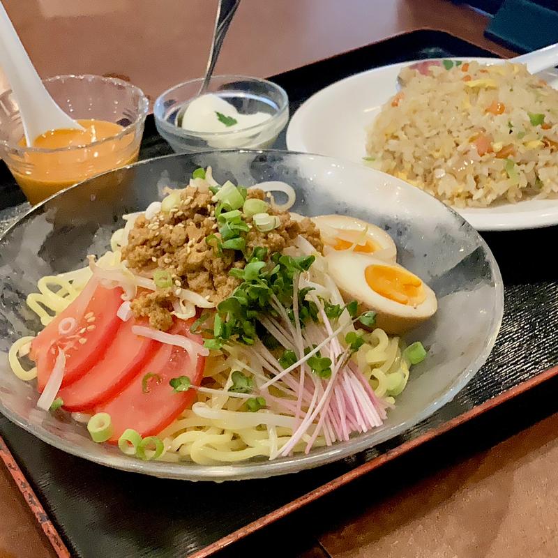 冷麺セット(中国料理 興隆園)