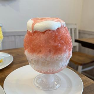 旬の桃 生かき氷(Patisserie fraise)