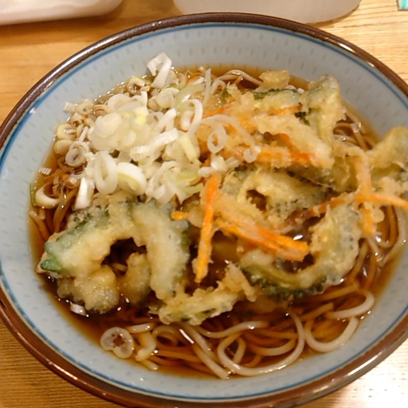 ゴーヤ天そば(福そば )