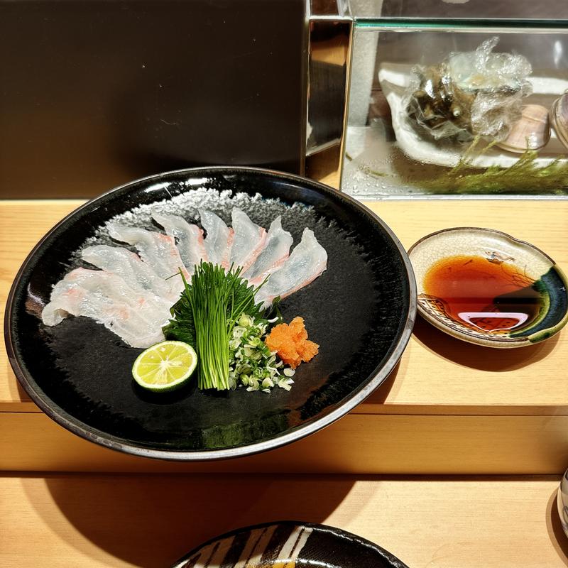 白身うす造り(築地すし好 中目黒店 （ナカメグロテン）)