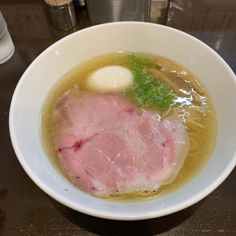 しお味玉らーめん(町田汁場しおらーめん進化町田駅前店)