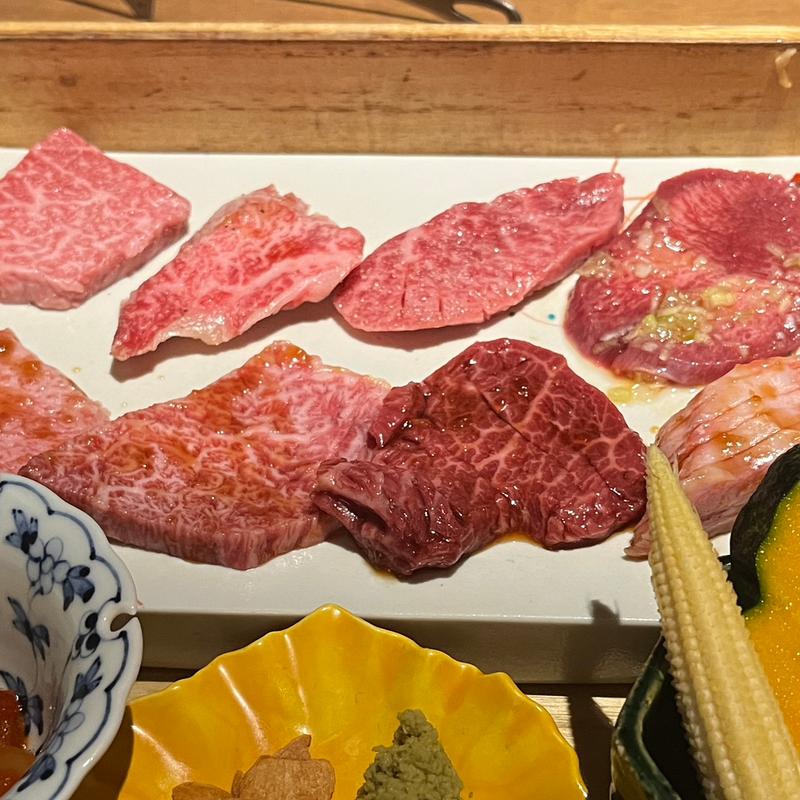 和牛三昧セット(黒毛和牛 BAKURO 薬院本店)