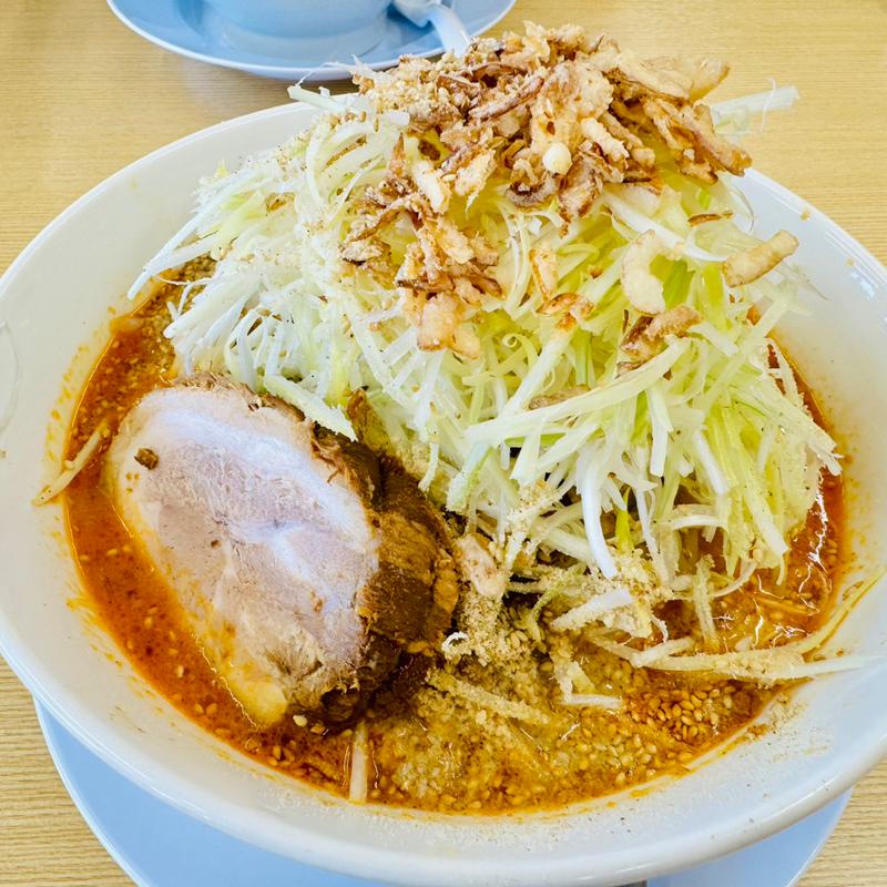 濃厚白担々麺＋チャーシュー1枚＋ねぎ(青竹手打佐野らーめん和龍)