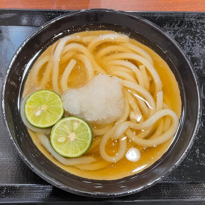 すだちおろし冷かけ(丸亀製麺名駅サンロード)