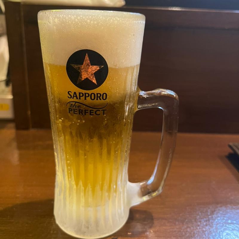 サッポロ生ビール黒ラベル(鳥彦 2号店)