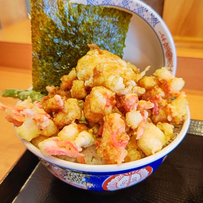 バラ天丼(天丼はま田 横浜丸山台店)