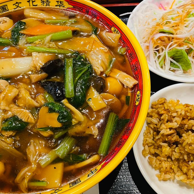 五目ラーメンセット(山海楼 御徒町店)