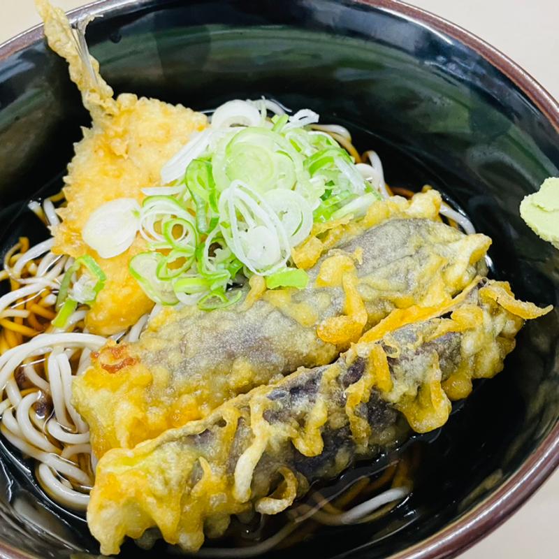 アジ天&茄子天そば(山田屋 )