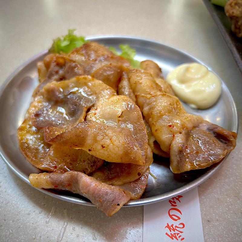 旨辛豚盛り(串カツ田中 tekuteながまち店)