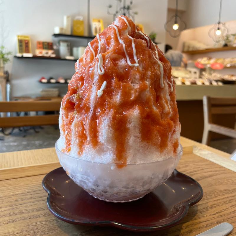 赤いミニトマトのかき氷(麻布野菜菓子 )