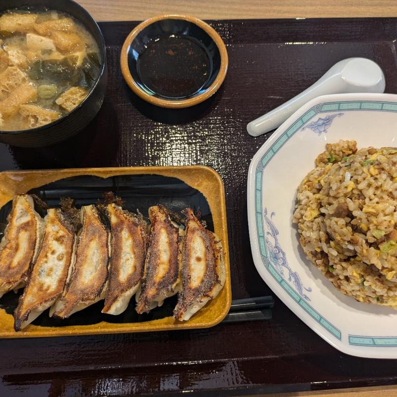 みそ豚チャーハン＋みそ豚餃子(花園フォレスト)