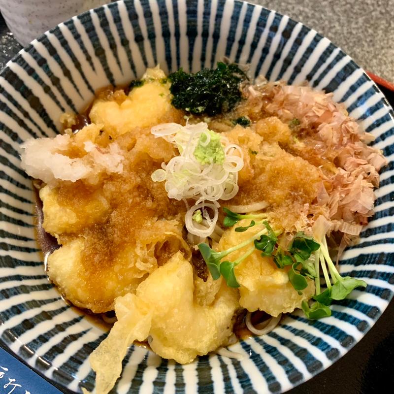 磯天おろしそば(えんどう)