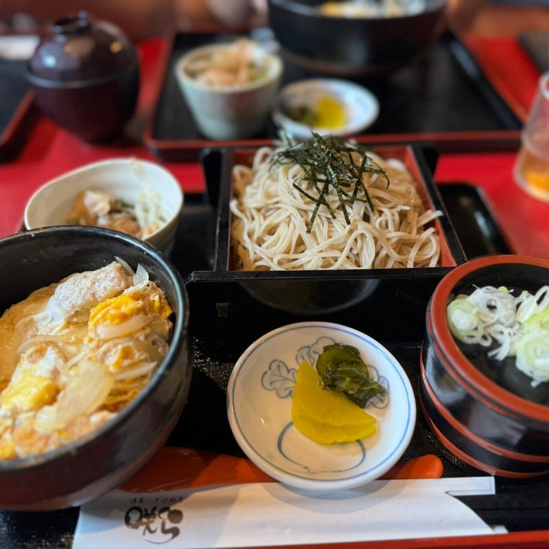 姫そばAセット(酒菜・そば厨房 咲くら （サカナソバチュウボウサクラ）)