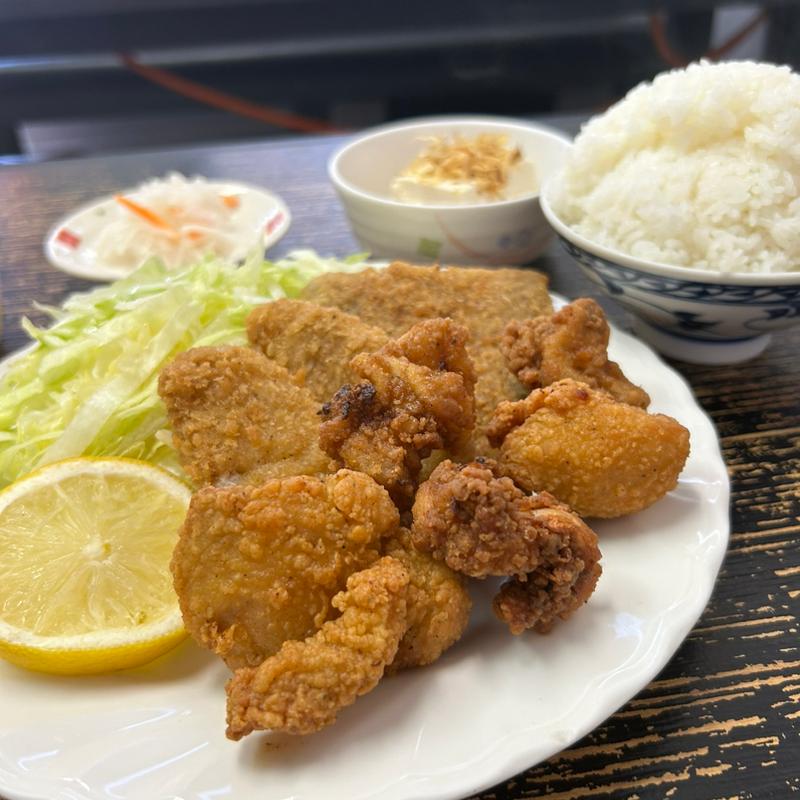 フライ盛合定食(粉もん屋 大鍋)