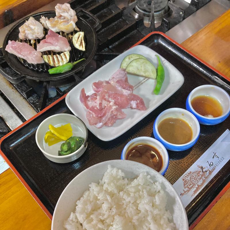 鶏焼定食(観光センター くるす )