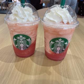 ラブ & ピーチ フラペチーノ(スターバックスコーヒー 中部大学店)