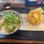 とろ玉うどん+かき揚げ(丸亀製麺津島)