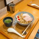 つけそば 醤油 大 冷やし 半熟味玉