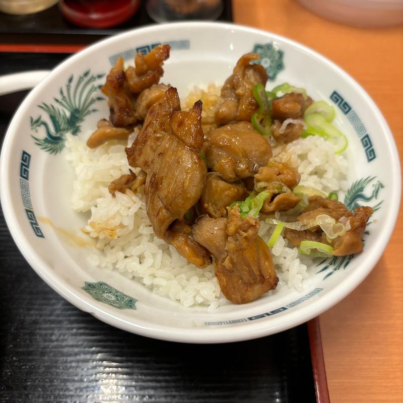 やきとり丼(日高屋 玉川学園前南口店)