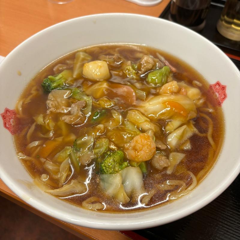 五目あんかけラーメン(日高屋 玉川学園前南口店)