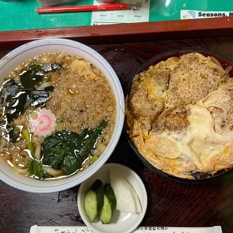 カツ丼セット(ほていや そば店)