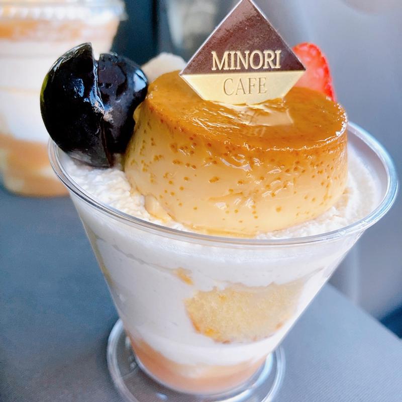 プリンミニパフェ(みのりカフェ元気市広島店)