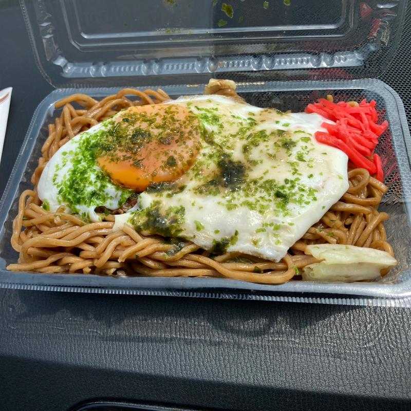 黒焼きそば(竹屋製麺所)