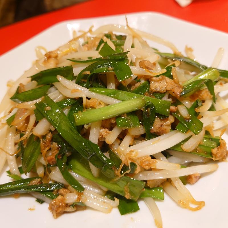 おかずにもつまみにも肉ニラもやし炒め(小)(らーめん弁慶 新小岩店)