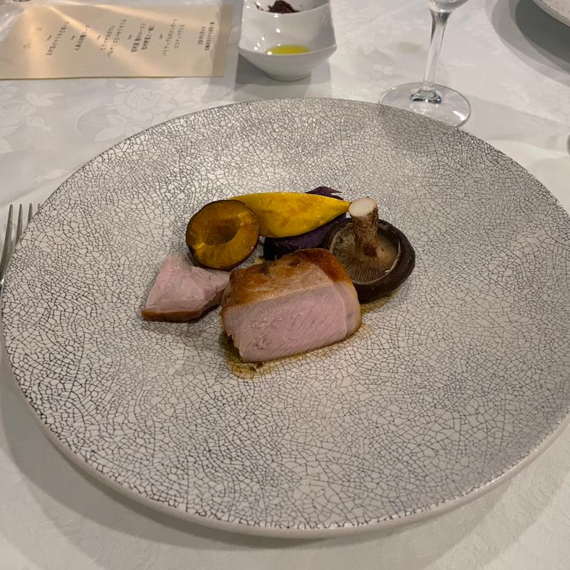 信州産豚のロースト（信州野菜と一緒に）(レストラン 桂姫 （ケイキ）)