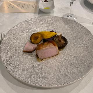 信州産豚のロースト（信州野菜と一緒に）(レストラン 桂姫 （ケイキ）)