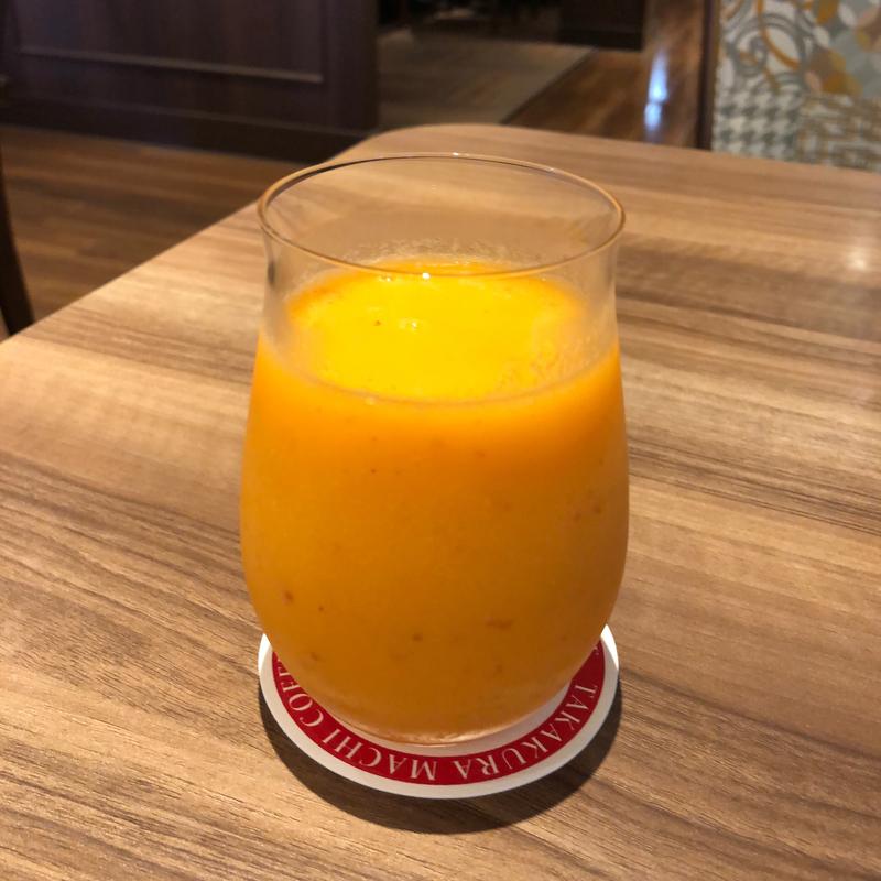 JAS有機キャロットとりんごのスムージー(高倉町珈琲 戸田店)