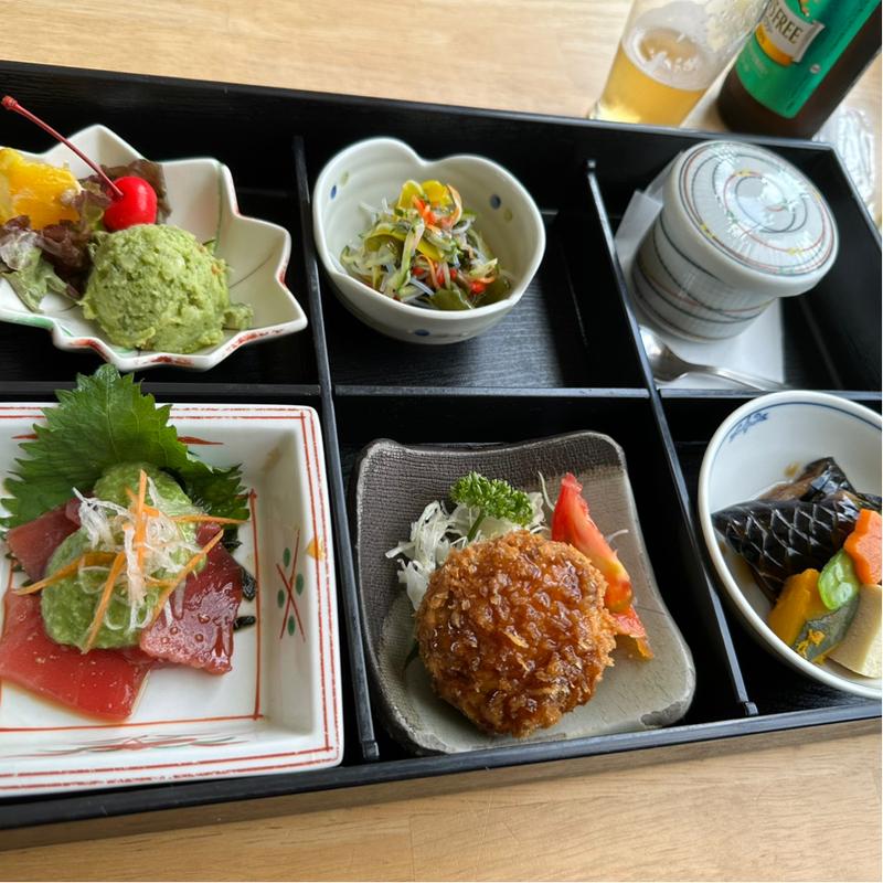 チャカそばセット(茶屋町・一煎 （ちゃやまち・いっせん）)