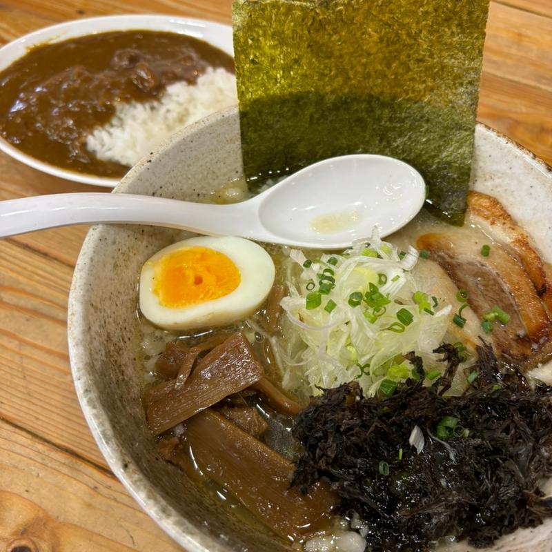 荒挽塩ラーメン(らーめん優月)