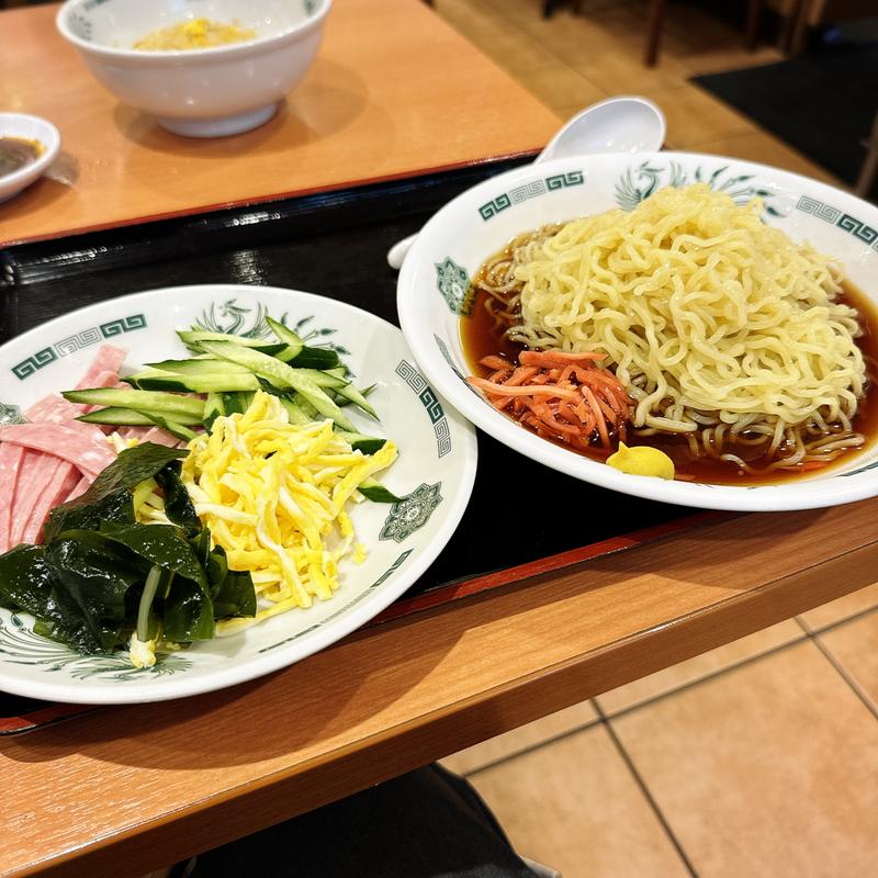 黒酢しょうゆ冷し麺(日高屋 恵比寿南店)