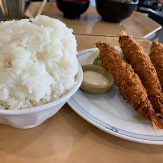 海老フライ定食(湾岸食堂 波止場)