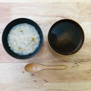玄米と緑豆のお粥_薬膳ランチセット(薬膳料理 和幸)