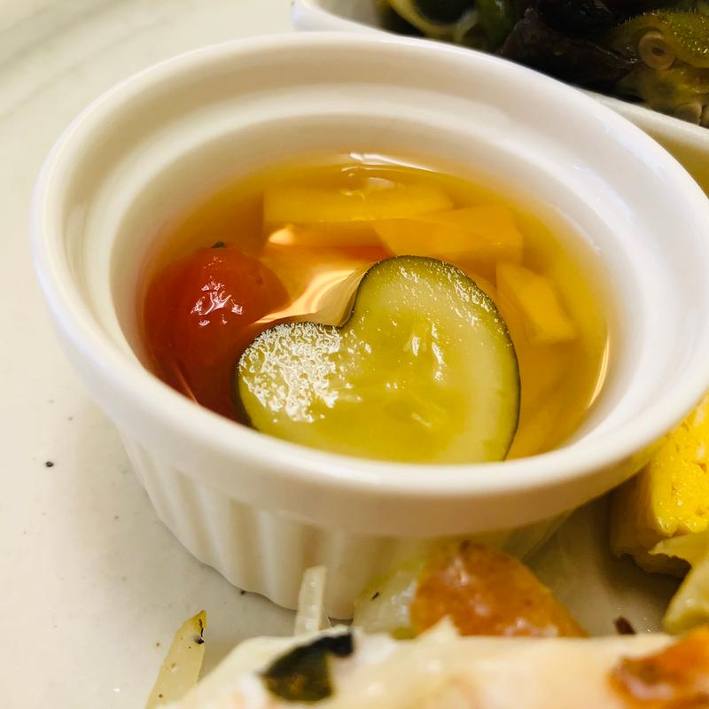 季節野菜のピクルス_薬膳ランチセット(薬膳料理 和幸)